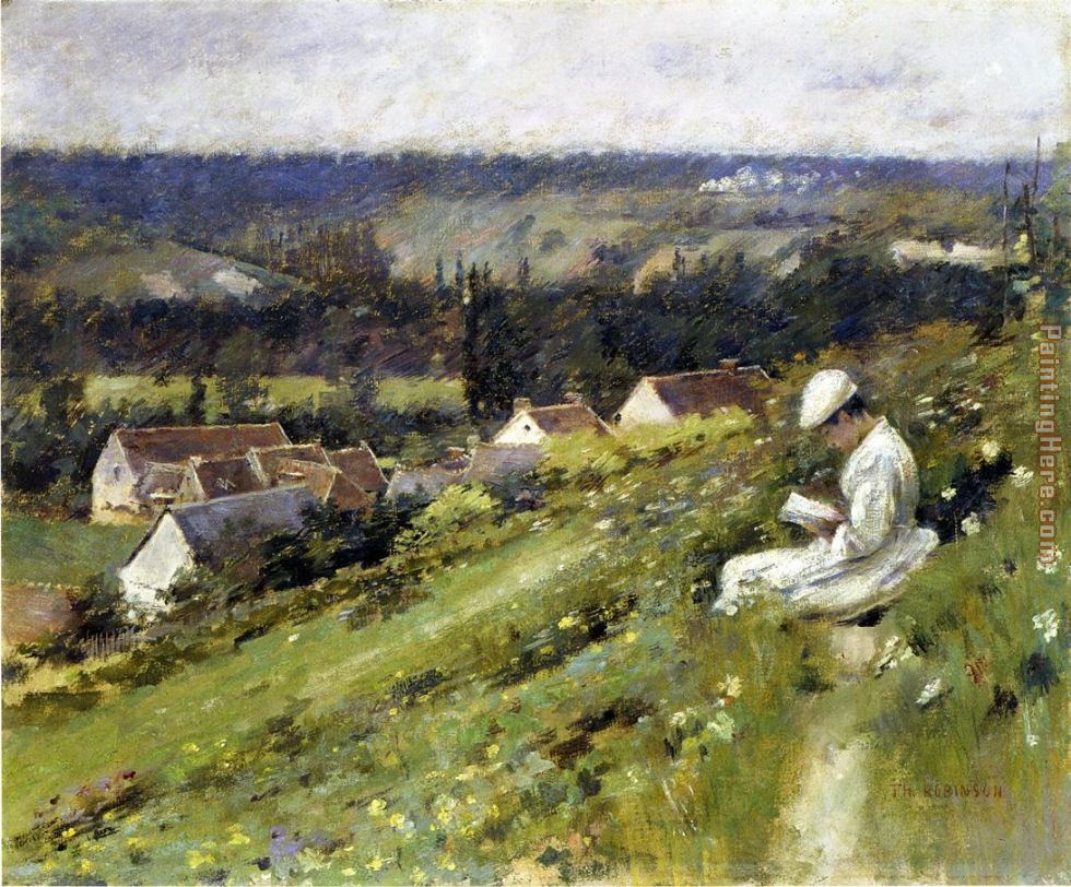 Val d'Arconville painting - Theodore Robinson Val d'Arconville art painting